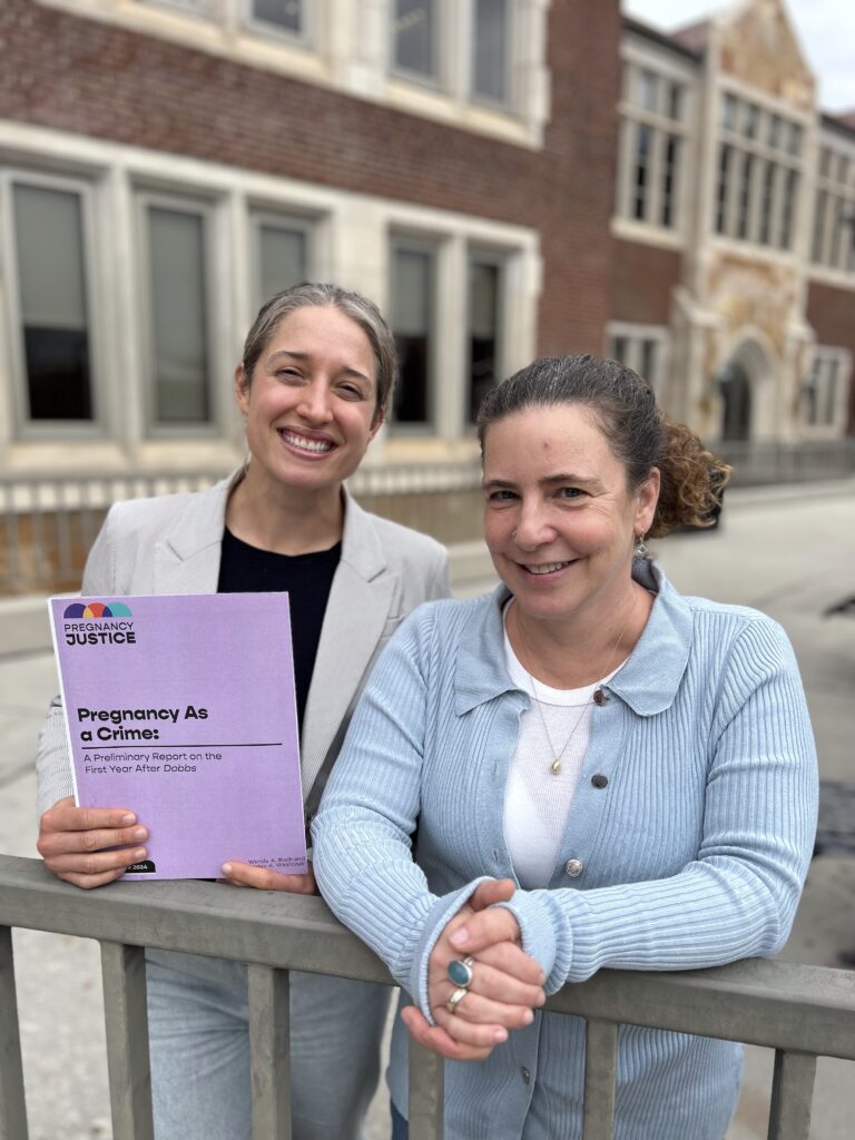 Photo of Dr. Kendra Hutchens and Professor Wendy A. Bach.